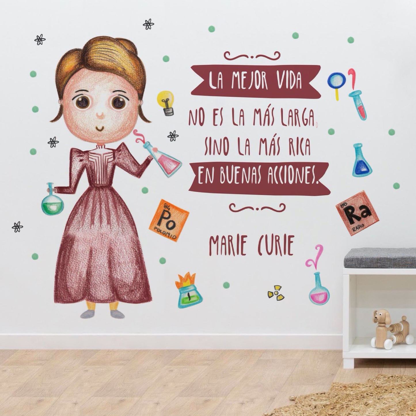 Vinilo Marie Curie